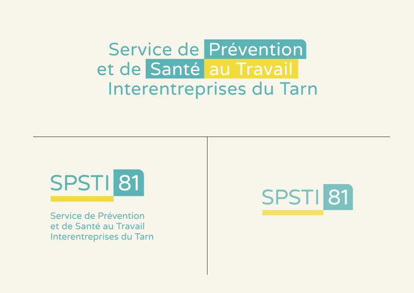 Déclinaisons de logotypes du Service de Prévention et de Santé au Travail interentreprises du Tarn